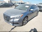 2016 Hyundai Sonata Hybrid Limited Серебряный vin: KMHE34L16GA022772
