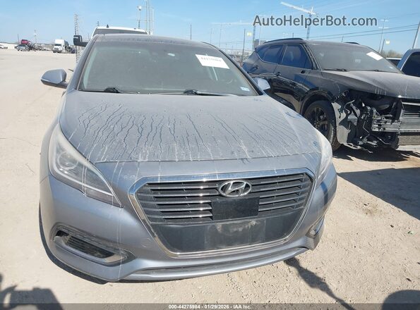KMHE34L16GA022772 2016 HYUNDAI SONATA HYBRID Серебряный Вид спереди