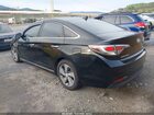 2016 Hyundai Sonata Hybrid Limited Черный vin: KMHE34L19GA030266