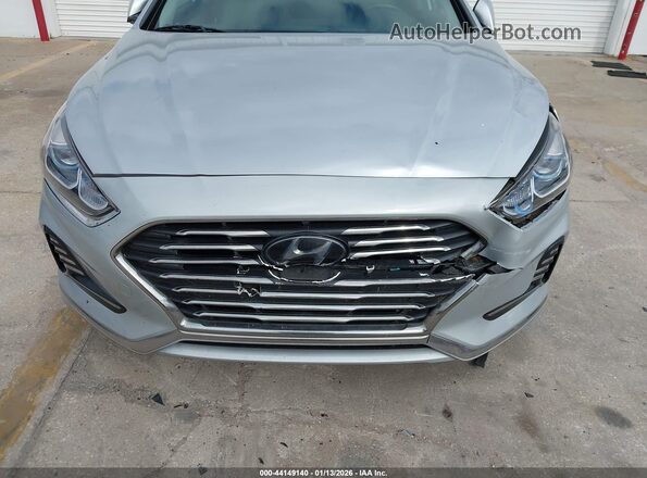 KMHE34L39KA092275 2019 HYUNDAI SONATA HYBRID Серебряный Вид спереди