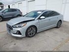 2019 Hyundai Sonata Hybrid Limited Серебряный vin: KMHE34L39KA092275