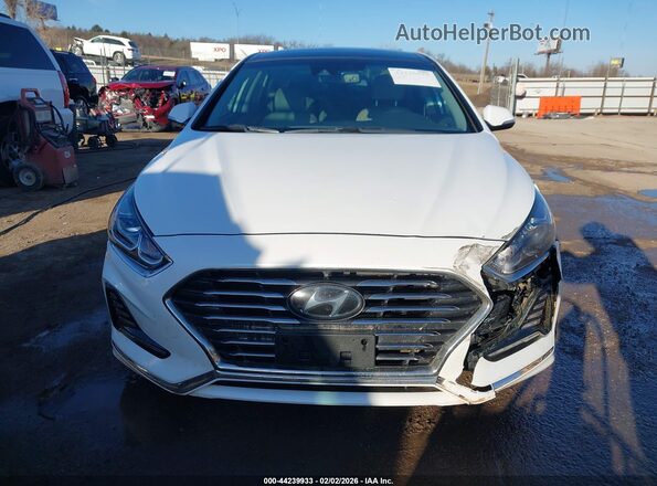 KMHE34L39KA093197 2019 HYUNDAI SONATA HYBRID Белый Вид щитка приборов