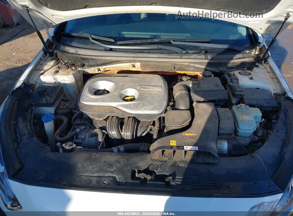 KMHE34L39KA093197 2019 HYUNDAI SONATA HYBRID Белый Вид сзади