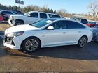 2019 Hyundai Sonata Hybrid Limited Белый vin: KMHE34L39KA093197