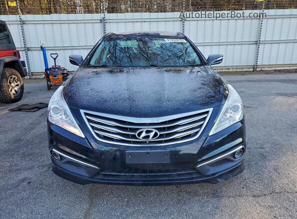 KMHFG4JG0HA577489 2017 HYUNDAI AZERA Черный Вид спереди