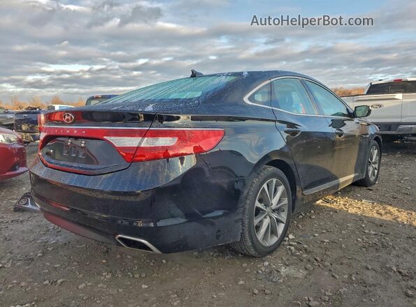 KMHFG4JG7HA577490 2017 HYUNDAI AZERA Черный Задняя правая четверть