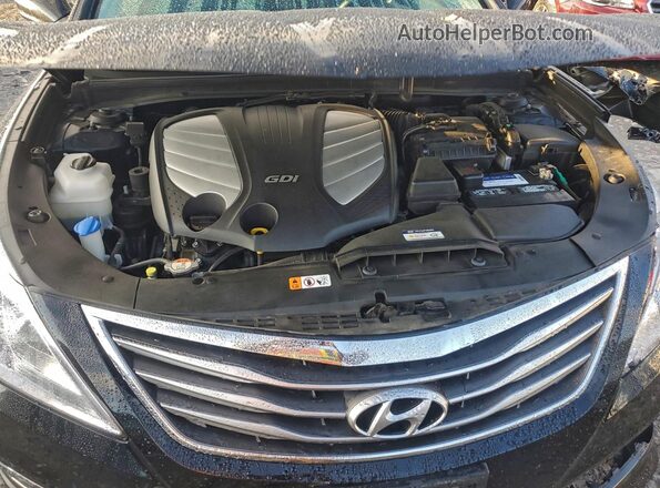 KMHFG4JG7HA577490 2017 HYUNDAI AZERA Черный Вид задней части салона