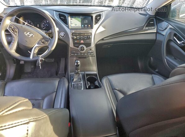 KMHFG4JG7HA577490 2017 HYUNDAI AZERA Черный Вид панели приборов