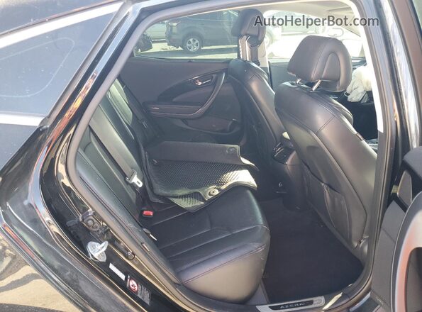 KMHFH4JG2HA590743 2017 HYUNDAI AZERA Черный Вид задних сидений