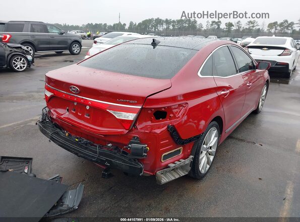 KMHFH4JG3GA520067 2016 HYUNDAI AZERA Red Trasero derecho