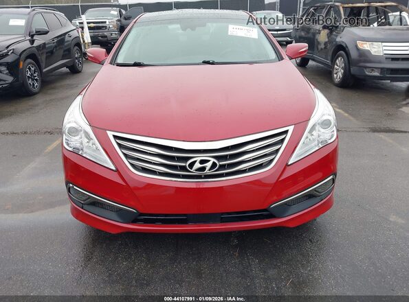 KMHFH4JG3GA520067 2016 HYUNDAI AZERA Red Vista del cuadro de instrumentos
