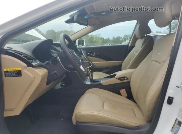 KMHFH4JG5HA582006 2017 HYUNDAI AZERA Белый Вид салона спереди