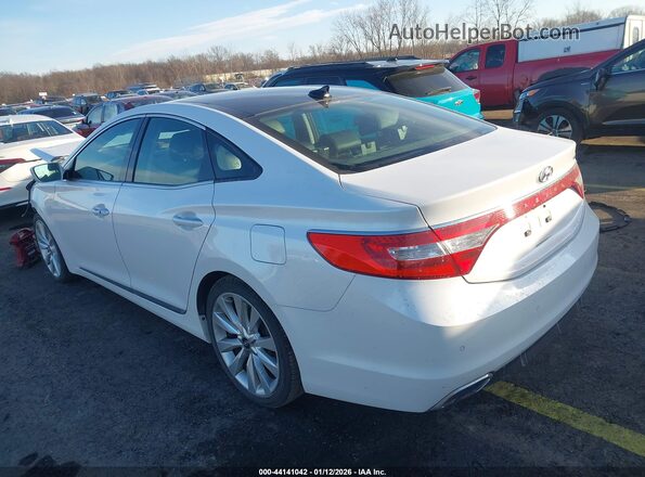 KMHFH4JG6GA521651 2016 HYUNDAI AZERA White Trasero izquierdo