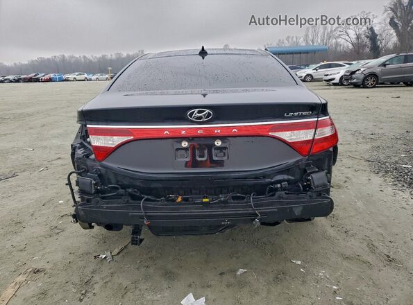 KMHFH4JGXGA529557 2016 HYUNDAI AZERA Black უკანა ხედი