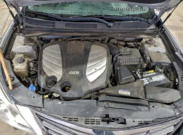 KMHFH4JGXHA577657 2017 HYUNDAI AZERA Silver Widok wnętrza z tyłu