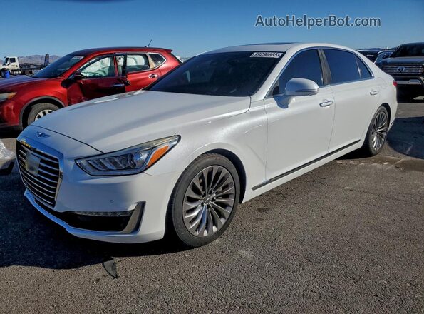 KMHG34JA0HU030734 2017 GENESIS G90 Белый Передняя левая четверть