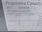 2017 Genesis G90   Серый vin: KMHG34JA2HU033392