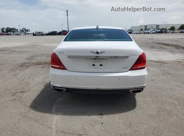 KMHG34JA3HU032378 2017 GENESIS G90 Белый Вид сзади