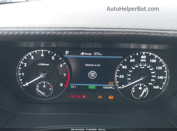 KMHG34JA9KU050343 2019 GENESIS G90 Silver Вид задніх сидінь