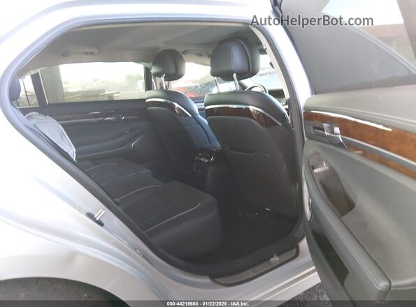 KMHG34JAXKU050626 2019 GENESIS G90 Silver Вид наклейки з VIN-кодом