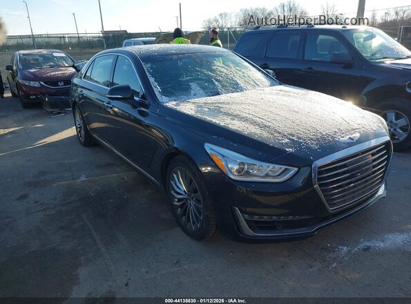 KMHG54JH2JU042252 2018 GENESIS G90 Black Przód prawy