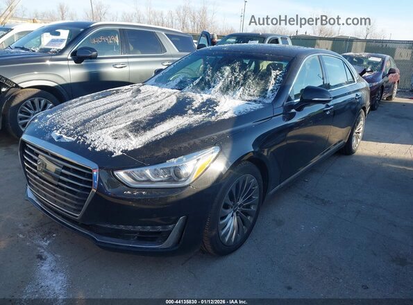 KMHG54JH2JU042252 2018 GENESIS G90 Black Przód lewy