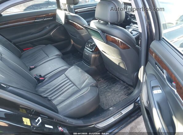 KMHG54JH2JU042252 2018 GENESIS G90 Black Widok naklejki z numerem VIN