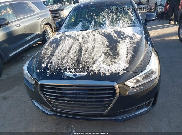 KMHG54JH2JU042252 2018 GENESIS G90 Black Widok wnętrza z tyłu