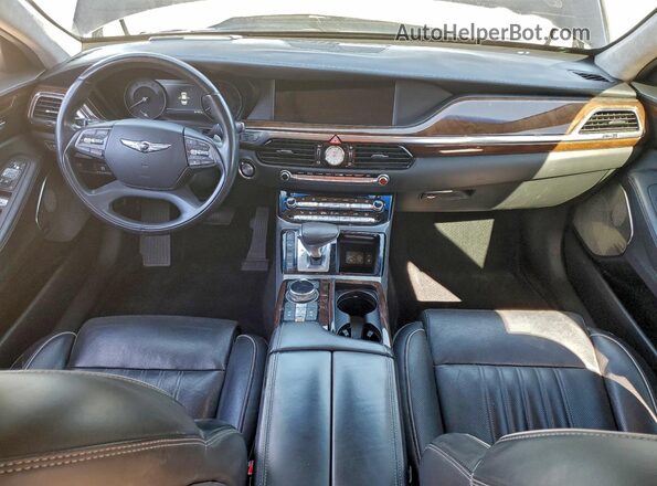 KMHG54JH2KU050398 2019 GENESIS G90 Black Вид панелі приладів