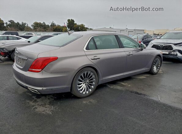 KMHG54JH8JU044264 2018 GENESIS G90 Серый Задняя правая четверть