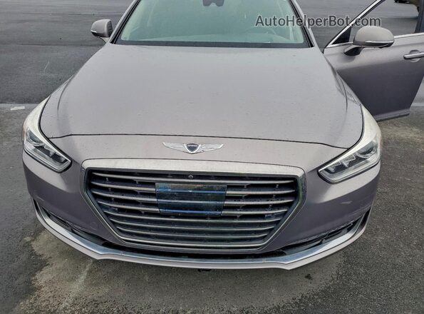 KMHG54JH8JU044264 2018 GENESIS G90 Серый Вид задней части салона