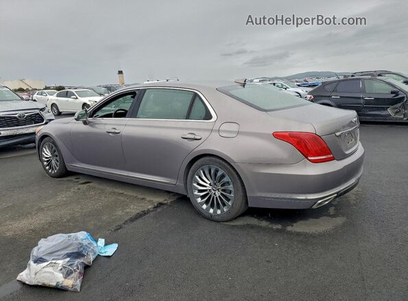 KMHG54JH8JU044264 2018 GENESIS G90 Серый Задняя левая четверть