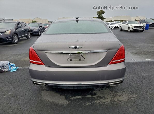 KMHG54JH8JU044264 2018 GENESIS G90 Серый Вид сзади