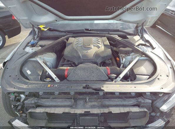 KMHG54JH8JU047360 2018 GENESIS G90 Серебряный Вид сзади