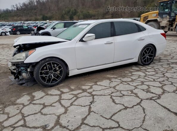 KMHGH4JH6GU103408 2016 HYUNDAI EQUUS Белый Передняя левая четверть