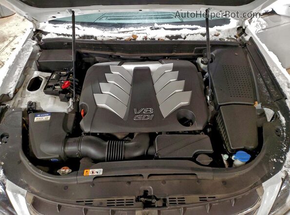 KMHGH4JH6GU103568 2016 HYUNDAI EQUUS Белый Вид задней части салона