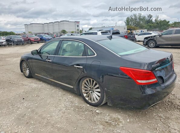 KMHGH4JH7GU102316 2016 HYUNDAI EQUUS Черный Задняя левая четверть