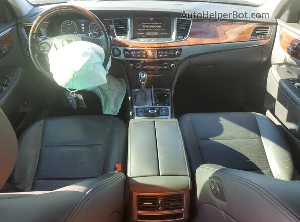 KMHGH4JH8GU101112 2016 HYUNDAI EQUUS Черный Вид панели приборов