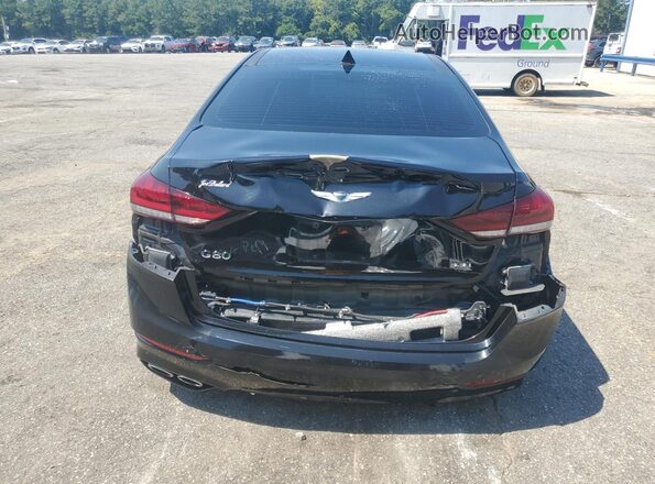 KMHGN4JB5KU290895 2019 GENESIS G80 Черный Вид сзади