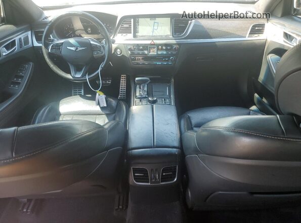 KMHGN4JB5KU290895 2019 GENESIS G80 Черный Вид панели приборов