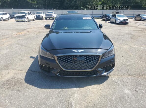 KMHGN4JB5KU290895 2019 GENESIS G80 Черный Вид спереди