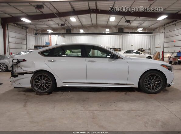 KMHGN4JB6JU227142 2018 GENESIS G80 White Widok wnętrza 360 stopni