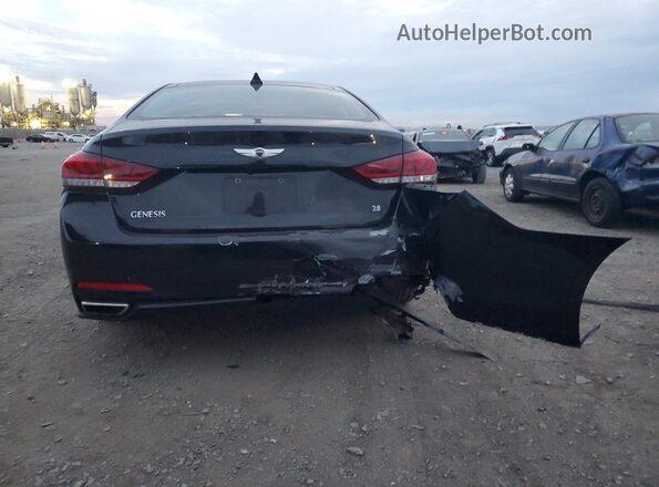 KMHGN4JEXGU121313 2016 HYUNDAI GENESIS Черный Вид сзади