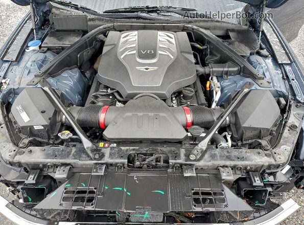 KMHGN4JF8HU180676 2017 GENESIS G80 Серый Вид задней части салона
