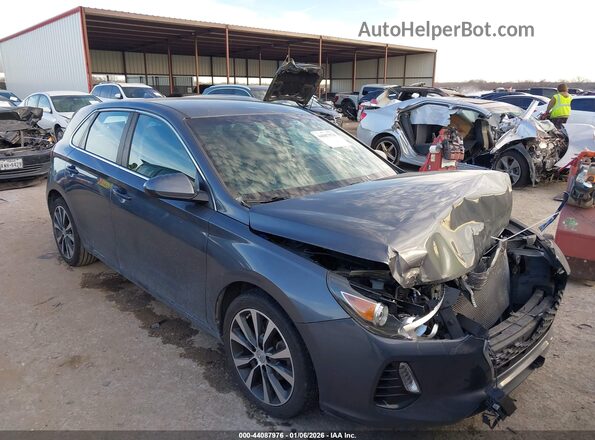KMHH35LE1JU066609 2018 HYUNDAI ELANTRA GT Серый Передняя правая четверть