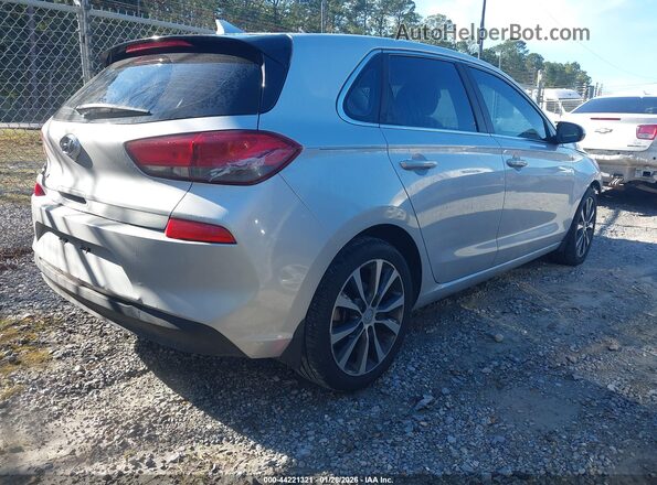 KMHH35LE5JU041261 2018 HYUNDAI ELANTRA GT Серебряный Задняя правая четверть