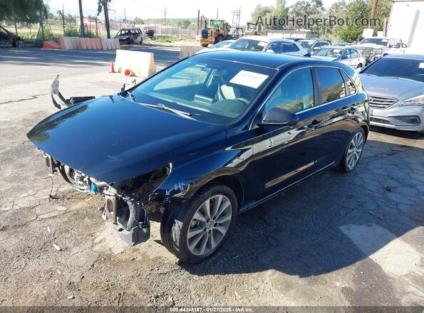 KMHH35LE6KU104398 2019 HYUNDAI ELANTRA GT Black Vista tres cuartos delantera izquierda