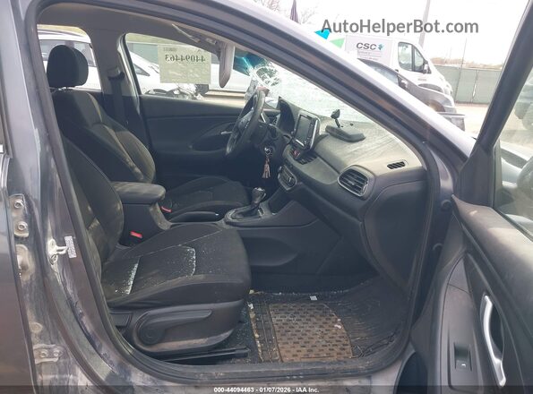 KMHH35LE8KU088639 2019 HYUNDAI ELANTRA GT Gray Widok wnętrza z przodu