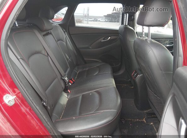 KMHH55LC1JU013143 2018 HYUNDAI ELANTRA GT Красный Вид наклейки с VIN-кодом