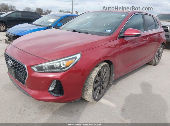 KMHH55LC1JU013143 2018 HYUNDAI ELANTRA GT Красный Передняя левая четверть